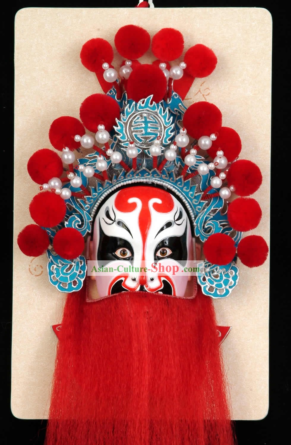 Hechos a mano la Ópera de Pekín Decoración Máscara colgantes - Meng Liang