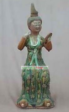 Chinois classique Archaized Tang San Cai Statue-confection Tang Dynasty dame
