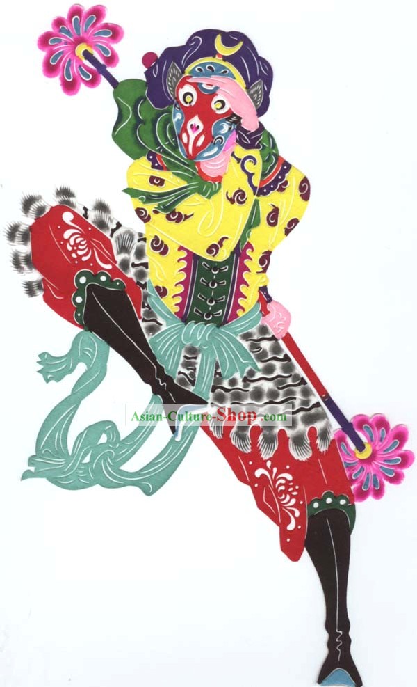 Fatto a mano cinese Papercut - re delle scimmie Sun Wukong