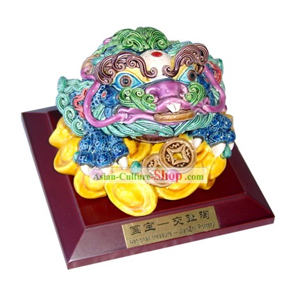 Chinese Cochin Ceramica di denaro Toad