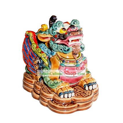 Chinese Ceramica-Flying Cochin Pi Xiu