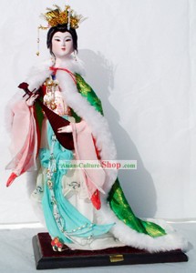 Handmade poupée figurine soie de Pékin - Wang Zhaojun