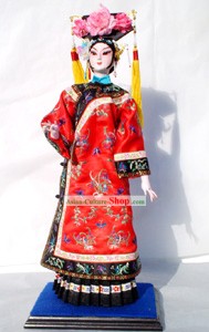 Handmade poupée figurine soie de Pékin - Ancienne impératrice