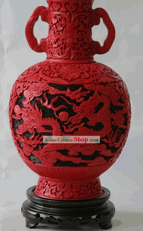 Pechino Palazzo lacca Works-Dragons Bottiglia