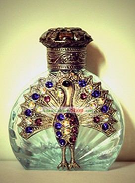 Cristal de Bohemia Artesanía botella de perfume 3