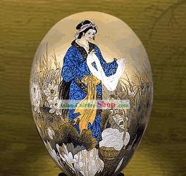 Incroyable main peinte Colorful Egg-Xi Shi (une des quatre beautés antiques)