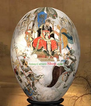 Chinesische Wonders Hand Painted Colorful Egg-Dragon King of West Journey