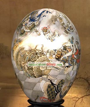 Chinesische Wonders Hand Painted Colorful Egg-Heaven Play of West Journey