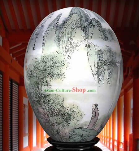 Mano cinese Meraviglie Verniciato colorato Egg-Poet Li Bai