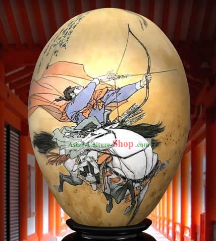 Chinesische Wonders Hand Painted Colorful Egg-Guan Gong