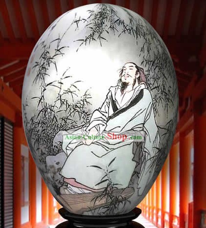 Mano cinese Meraviglie Verniciato colorato Egg-Bai Juyi