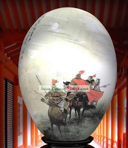 中国の驚異のハンドは、カラフルな卵 - ヒーローブラザーズ絵画塗装済み完成品