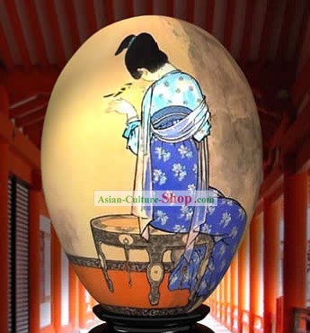 中国のワンダーハンドは、カラフルな卵鳥愛の絵を塗装