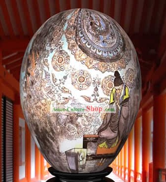 中国のワンダーハンドは、カラフルな卵 - 孔子の絵画を塗装