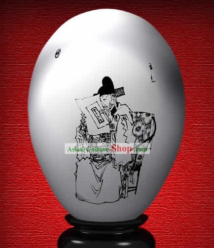 Chinesische Wonder Hand Painted Colorful Egg-Yun Guang von The Dream of Red Chamber