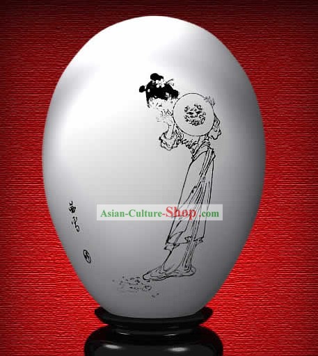 Maravilla mano chino pintado de colores huevo de nieve Chica de El sueño de Red Chamber