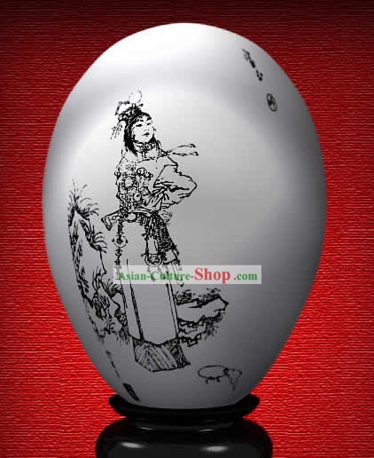 Maravilla mano chino pintado de colores huevo Jia Baoyu de El sueño de Red Chamber