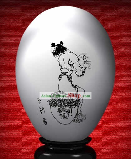 Main Wonder Chinois peints colorés Egg-Yu Chai Le Rêve de Red Chamber