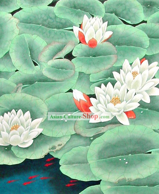 Cinese tradizionale pittura-Estate Lotus
