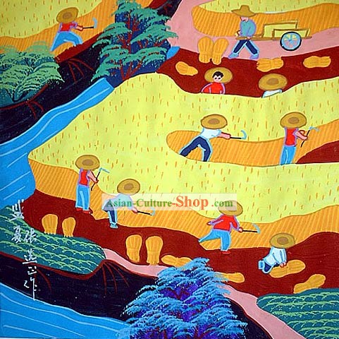 Peinture chinoise Art Farmer - Heure d'été