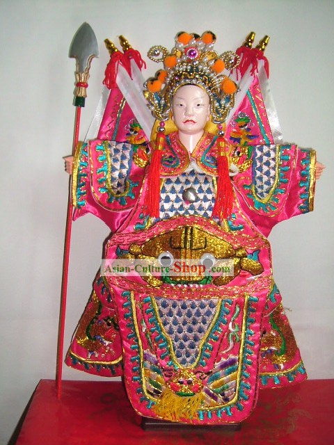 Chinese Classic Handmade Hand Puppet-Jiang Wei of Three Kingdom Character