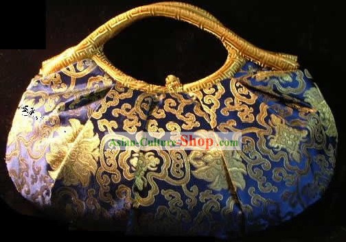 中国古典シルクハンドバッグ