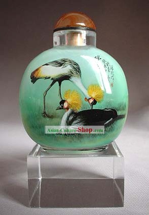 Snuff Bottles Mit Innen Painting Birds Series-Bird König und die Königin