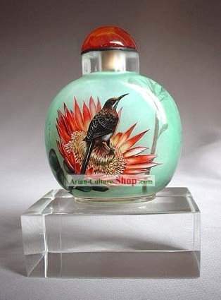Snuff Bottiglie con dentro la pittura Uccelli Serie Hummer