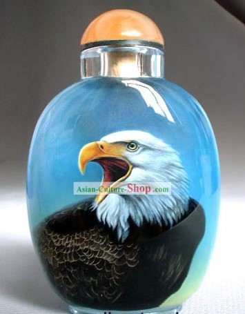Snuff Bottiglie con dentro la pittura Uccelli Serie-Hawk