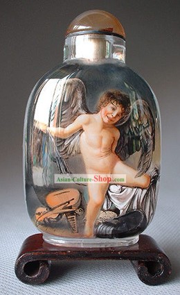 Snuff Bottiglie con dentro la religione pittura Serie Angel Love
