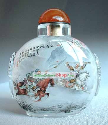 Snuff Bottles Mit Innen Painting Characters Series-Fighting Generals 1