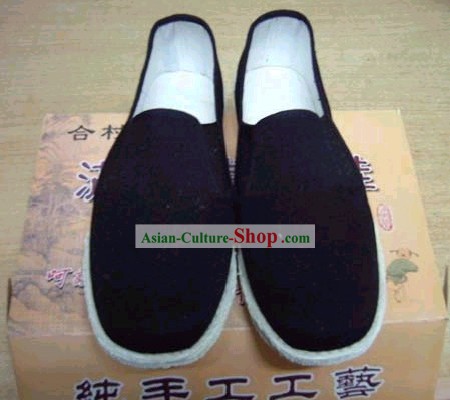 Main chinoise Made Chaussures Black Folk