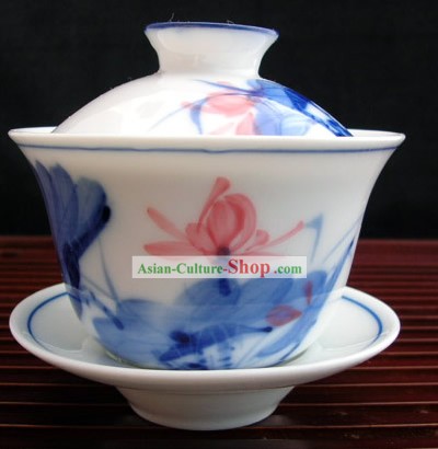 Chine Jingde porcelaine Lotus Tea Bowl
