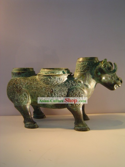 Chinas klassische archaize Bronze Ware-Xi Zun