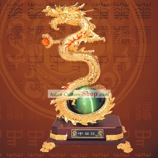 Chine Classique Dragon Gold Grand chanceux