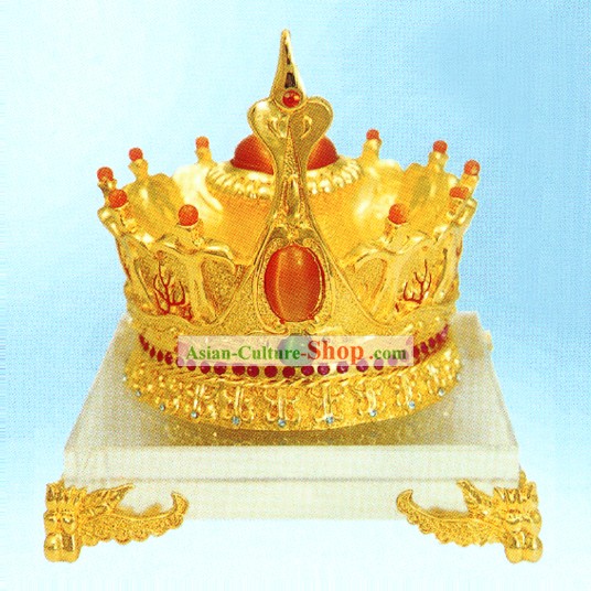 China Stunning Rei de Ouro Coroa