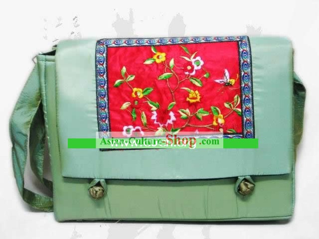 中国の古典手作りの刺繍のシルクバッグ