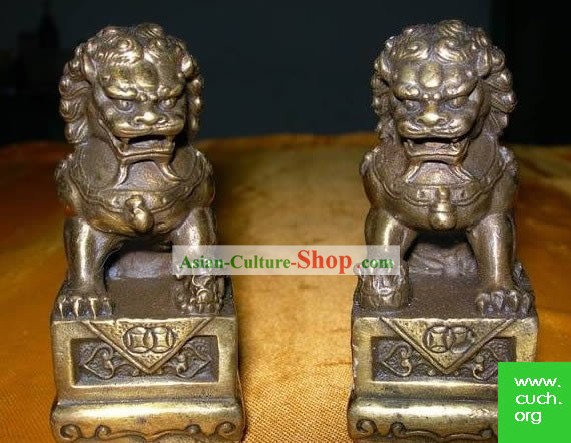 Chinese Classic Brass König der Löwen