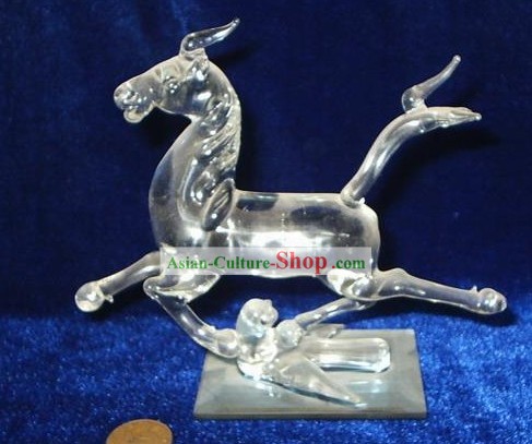 Chinois classique couleur Glaze Travaux-Flying Horse