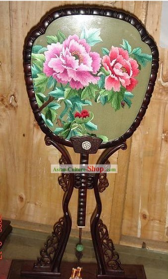 Chinese Classic High broderie double face Artisanat-pivoine