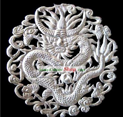 Chinesische Stunning Silber Handwerk-Kylin