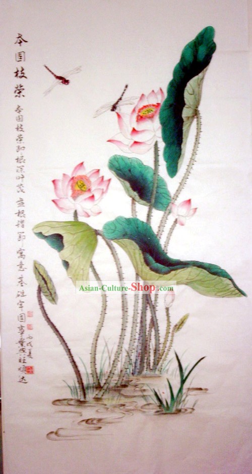 Peinture chinoise traditionnelle avec des détails méticuleux Peinture-Thrush