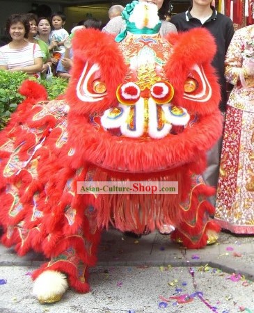 Classique chinoise Célébrer et costumes de mariage Danse du Lion Complete Set