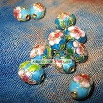 50 pièces chinoises Perles Cloisonné classique