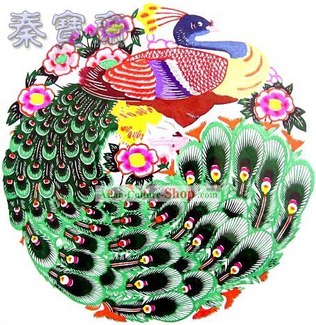 Chinesische Paper Cuts-Rainbow Phoenix