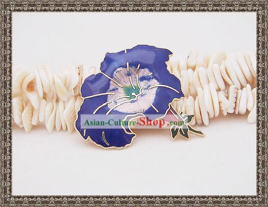 Chinoise Cloisonné Broche-Morning Glory