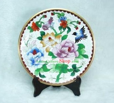 Cinese Closionne Style Antique Plate-Primavera