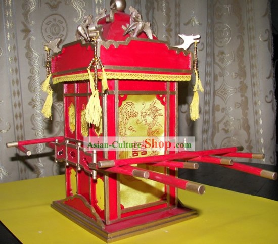 Drago cinese tradizionale fatto a mano e Sedan Wedding Phoenix