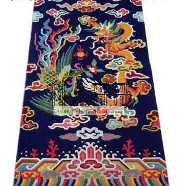 Main Décoration Art chinois en laine Dragon et Phoenix Tapis (180 ¡Á93cm)