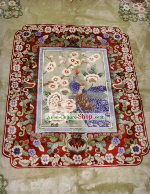 Décoration Art main chinoise Grande Made épais tapis de soie naturelle (250 ¡Á305cm)